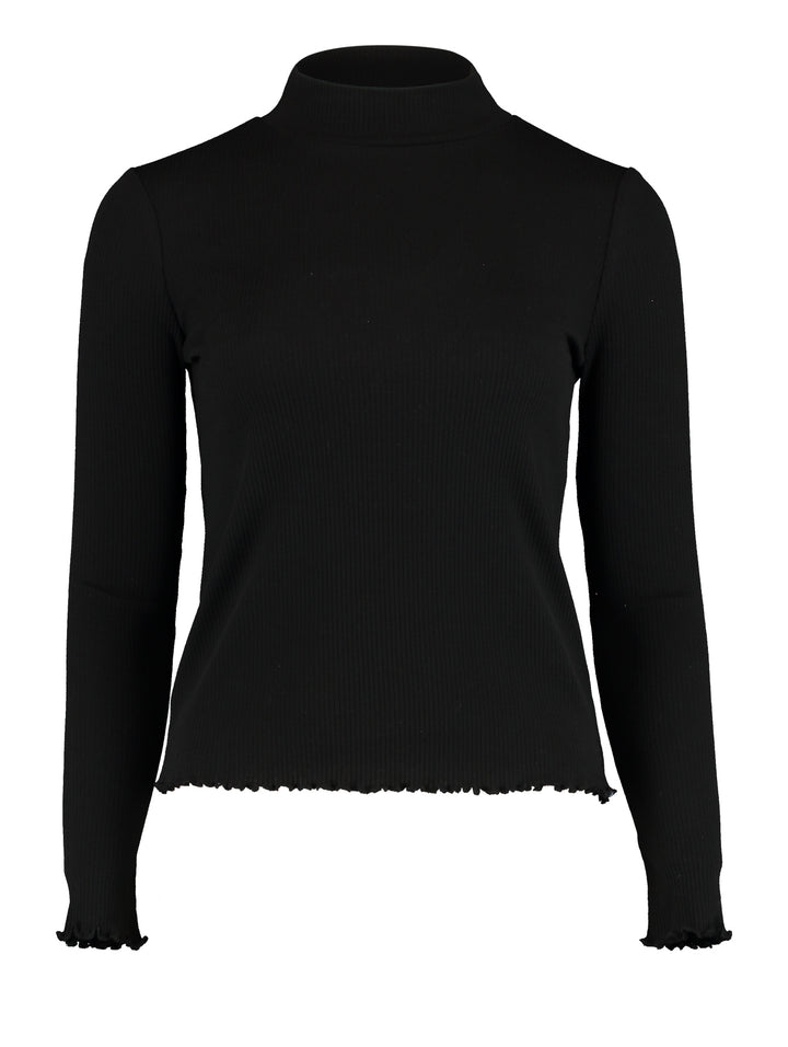 Hailys Langarmshirt Damen Gerippt