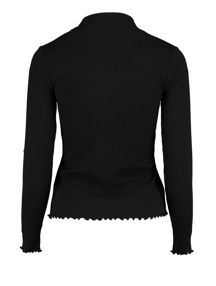 Hailys Langarmshirt Damen Gerippt