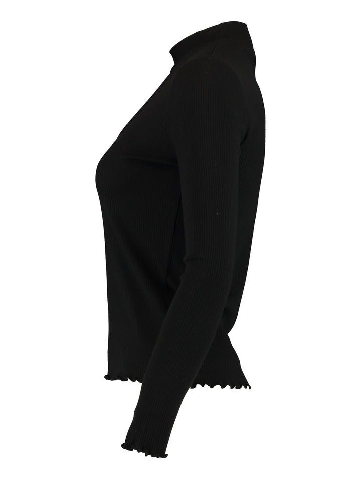 Hailys Langarmshirt Damen Gerippt