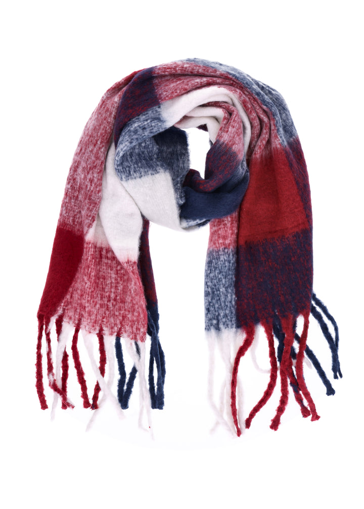 Schal Fransen Karo