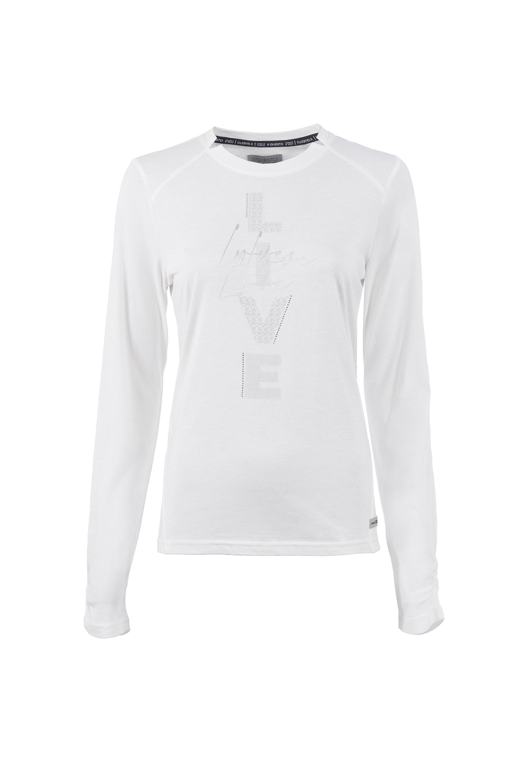 SOQUESTO Damen Shirt mit Raffung