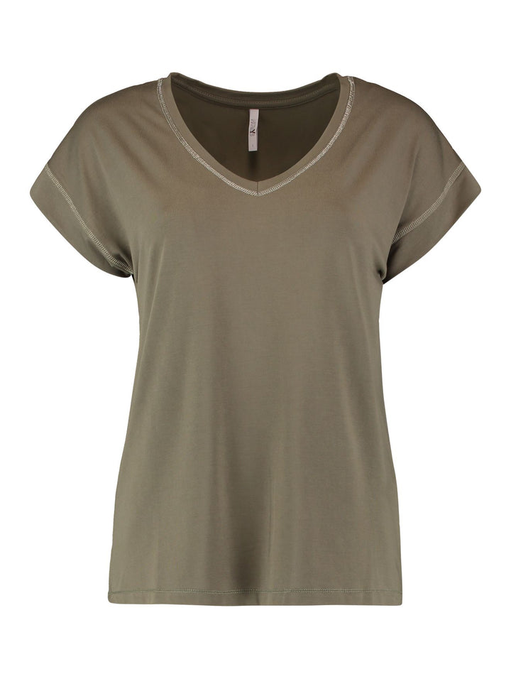 Hailys Damen T-Shirt mit Glitzer