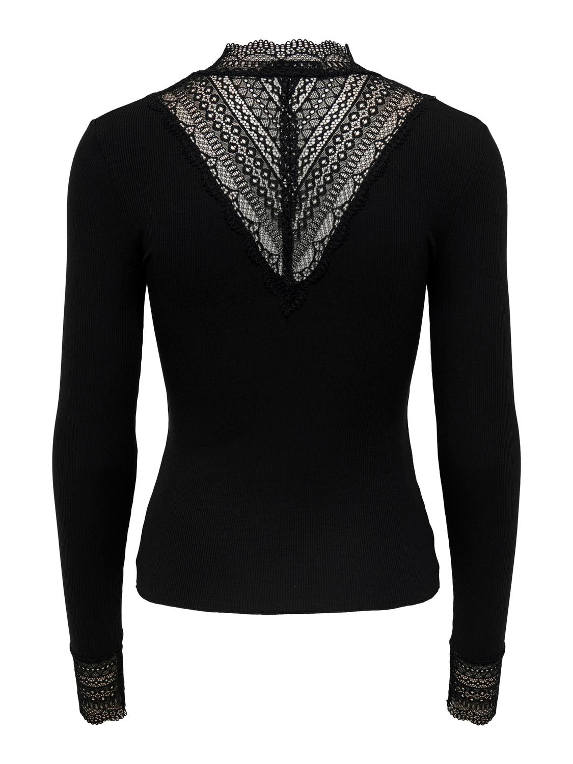Damen Spitzen Shirt