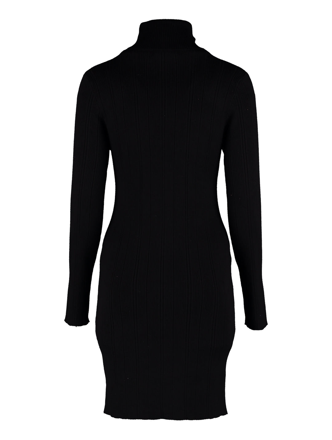 Hailys Feinripp-Kleid mit Rollkragen