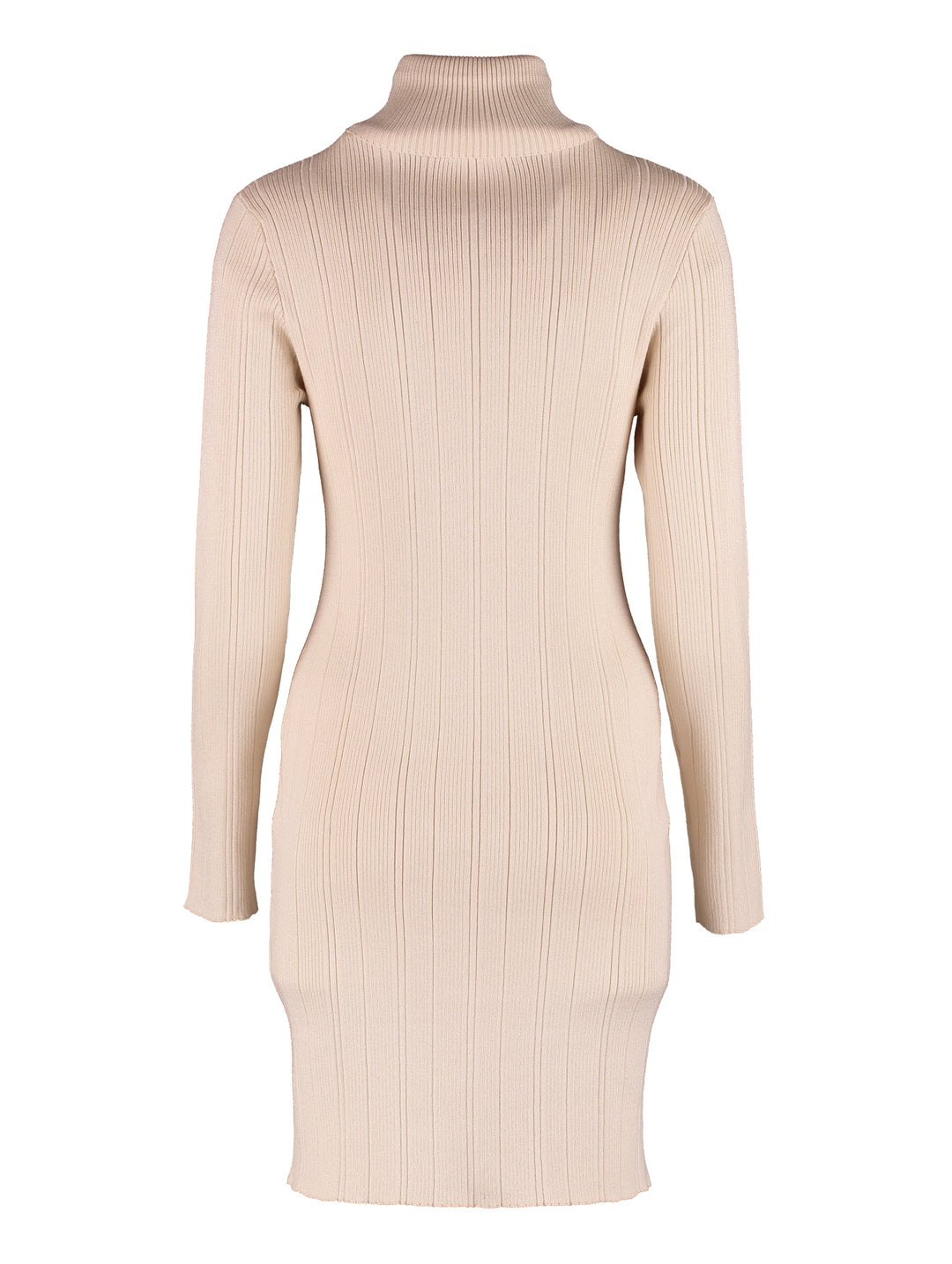 Hailys Feinripp-Kleid mit Rollkragen