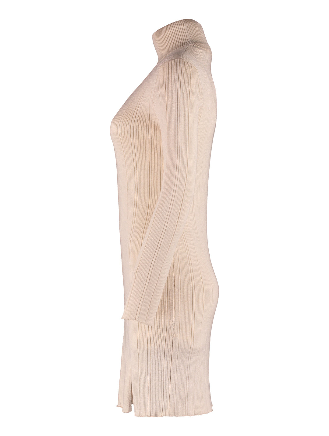 Hailys Feinripp-Kleid mit Rollkragen