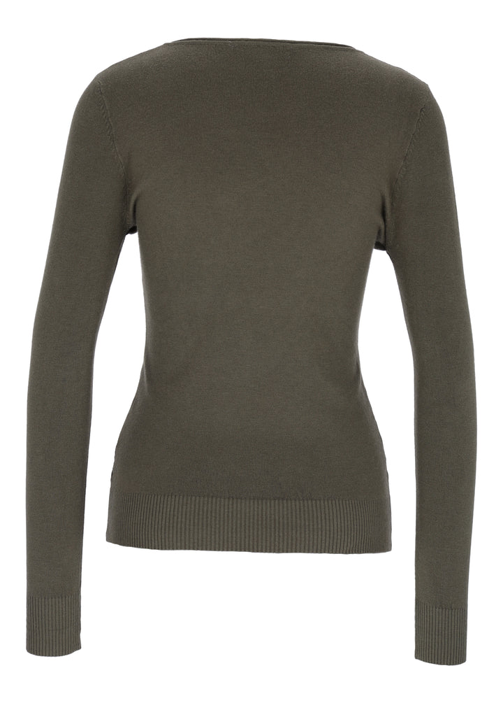 Strickpullover Damen V-Ausschnitt