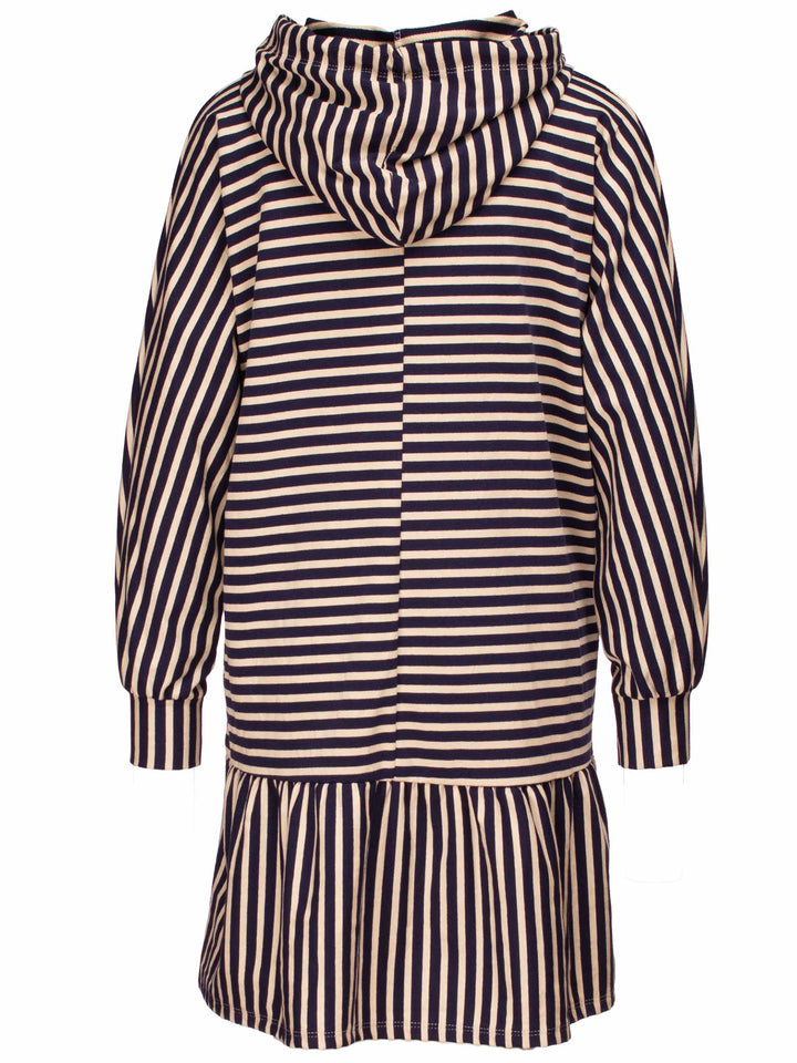 Sweatkleid gestreift
