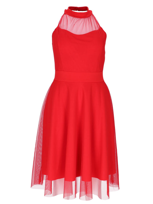 Kleid Chiffon Neckholder