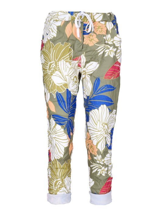 Da. Hose Joggingstyle Flower