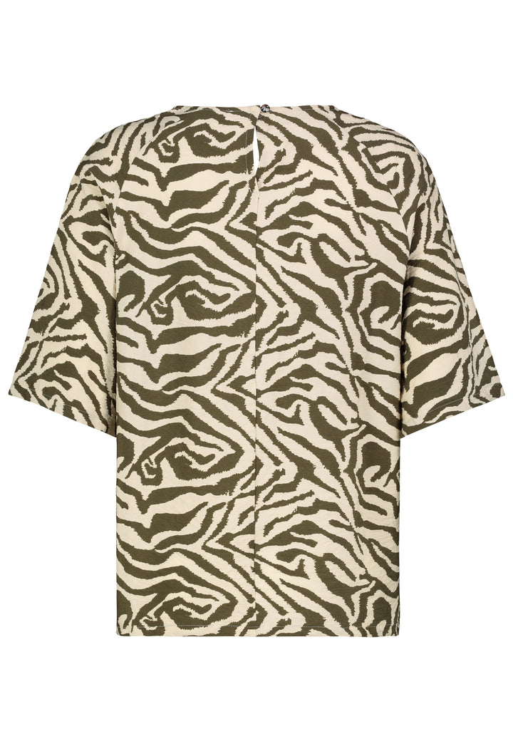 Authentic Style Bluse Raglanärmel