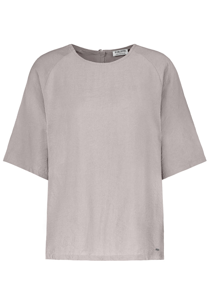 Authentic Style Bluse Raglanärmel Rundhals
