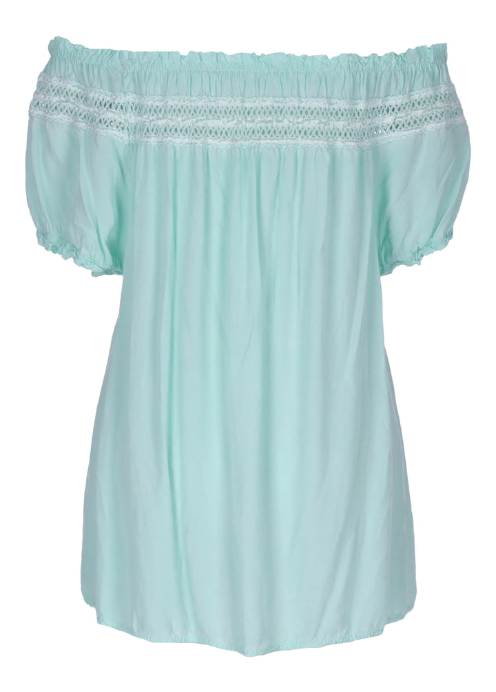 Splash of Color Carmen T-Shirt Damen