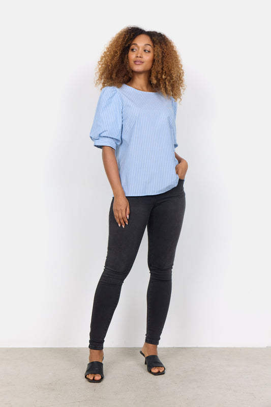 Damen Blusen Shirt kurzarm