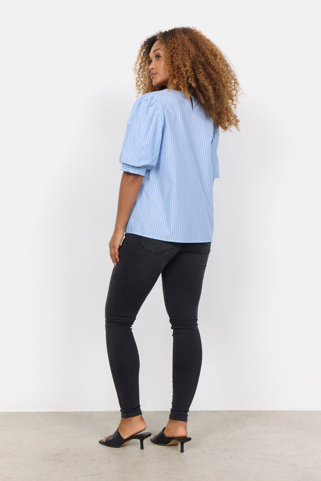 Damen Blusen Shirt kurzarm