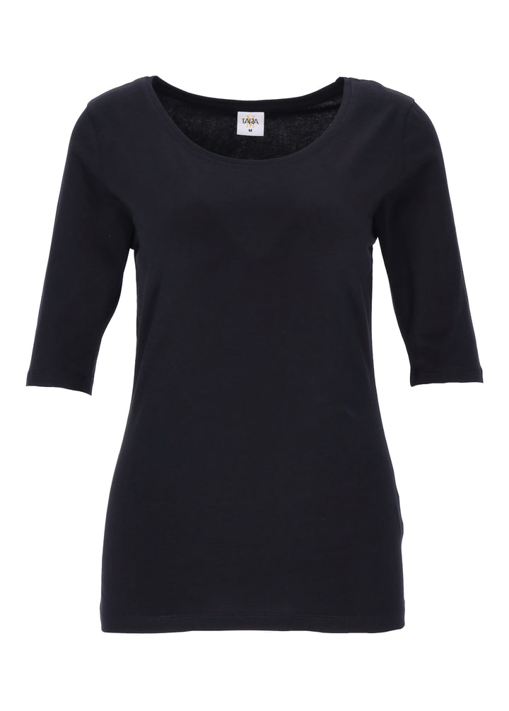 TARA M Damen T-Shirt Dreiviertel-Ärmel