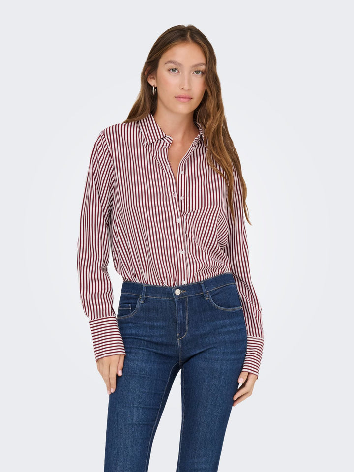 Damen ONLBERIT LIFE L/S SHIRT WVN