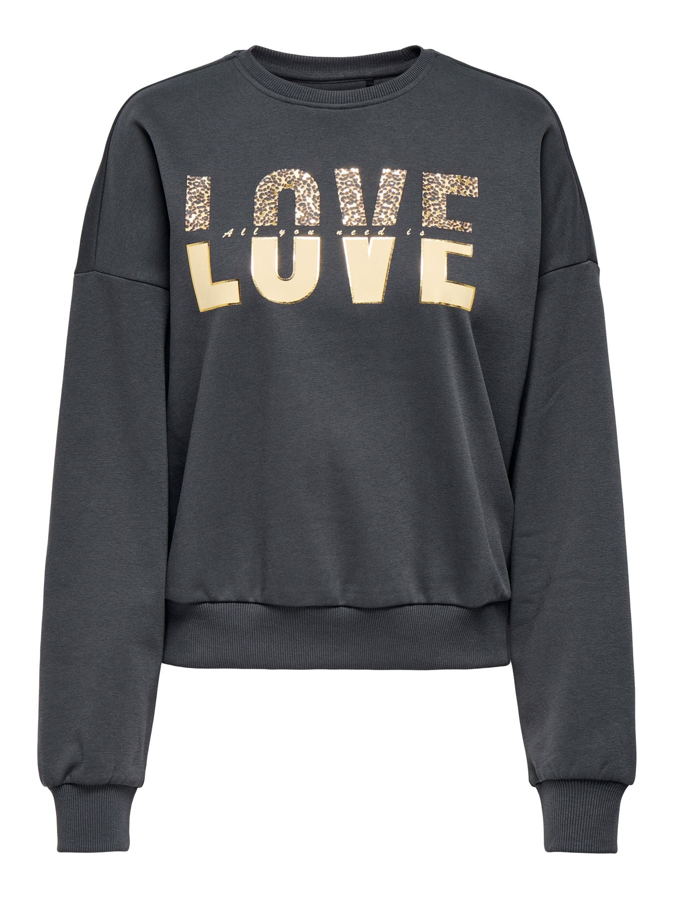 Damen ONLTAMMIE L/S LEO PRINT O-NECK SWT