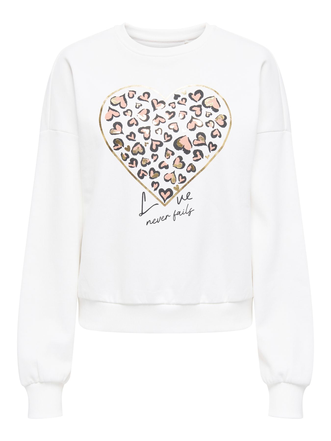 Damen ONLTAMMIE L/S LEO PRINT O-NECK SWT