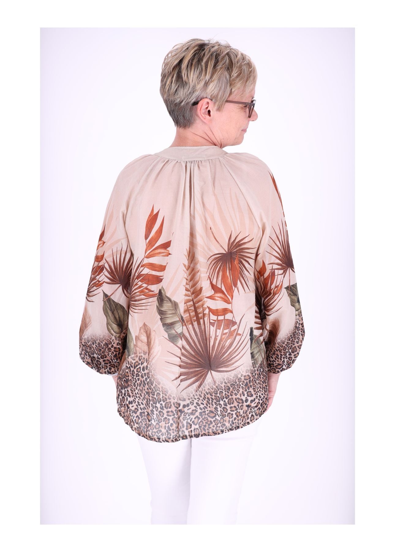 Blusenshirt AOP Dschungel