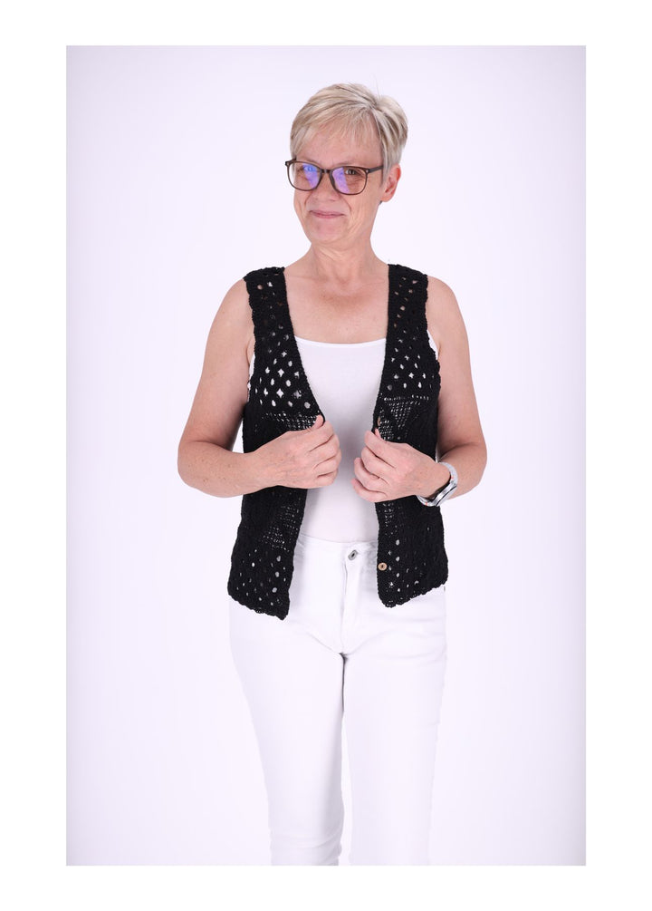 Häkelweste Damen