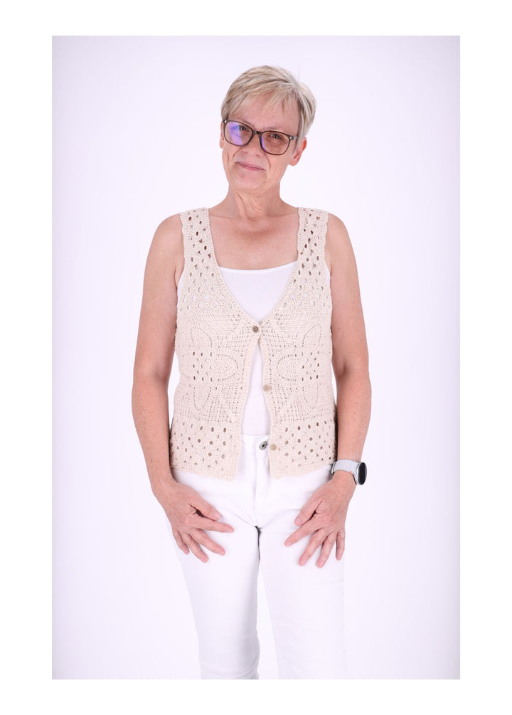Häkelweste Damen