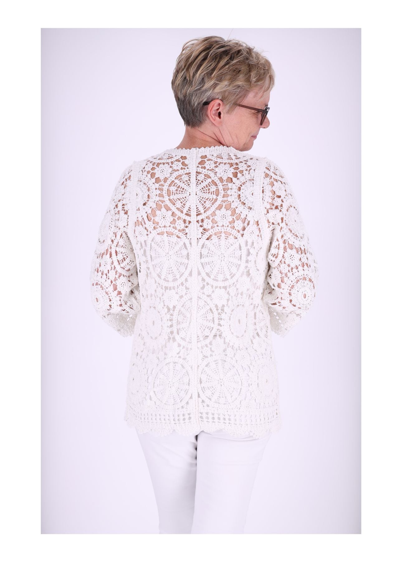 Häkeljacke Damen offen