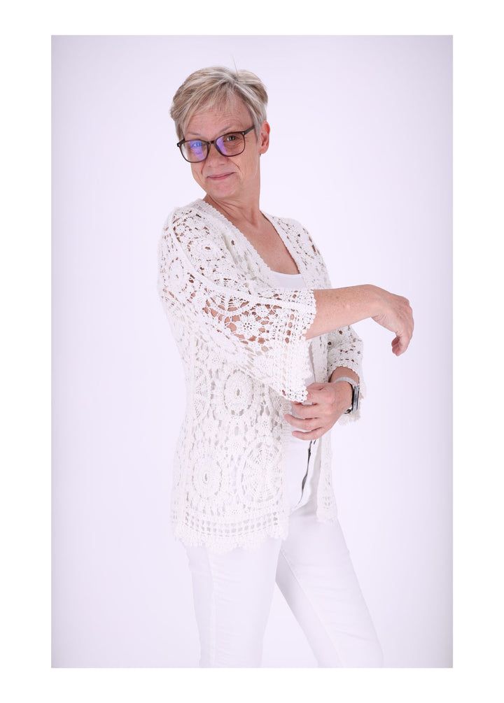 Häkeljacke Damen offen