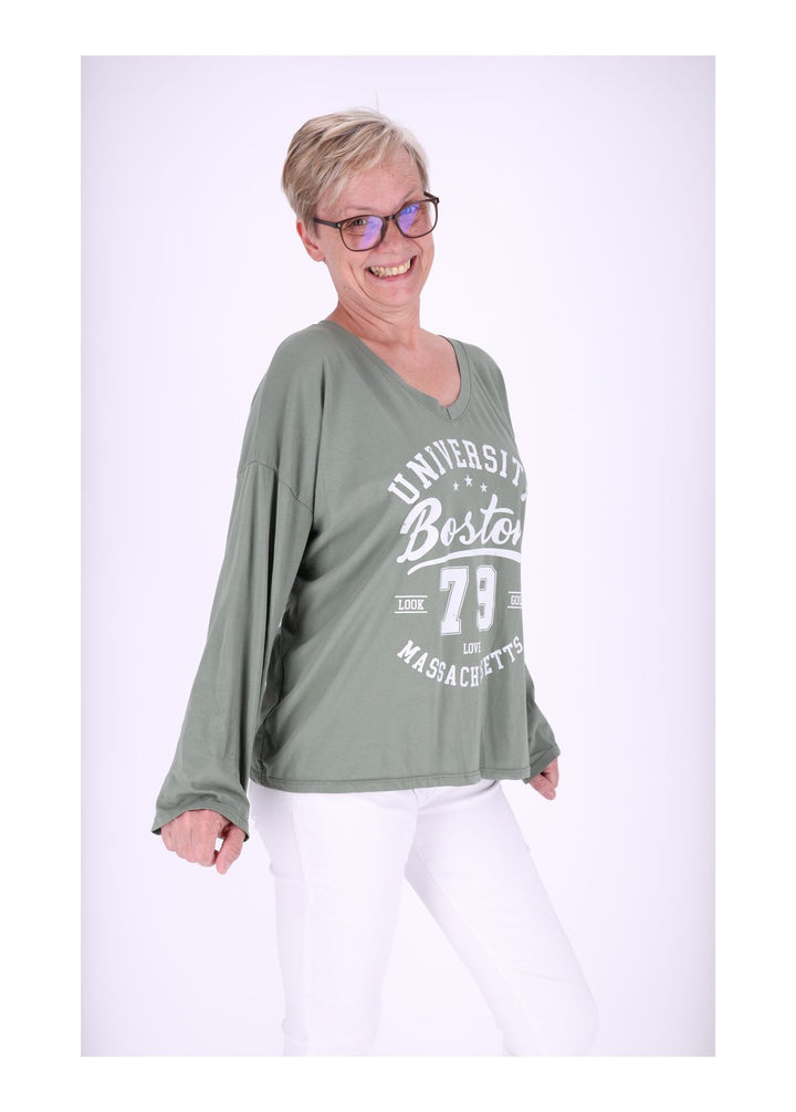 Damen Shirt mit Print - Splash of Color