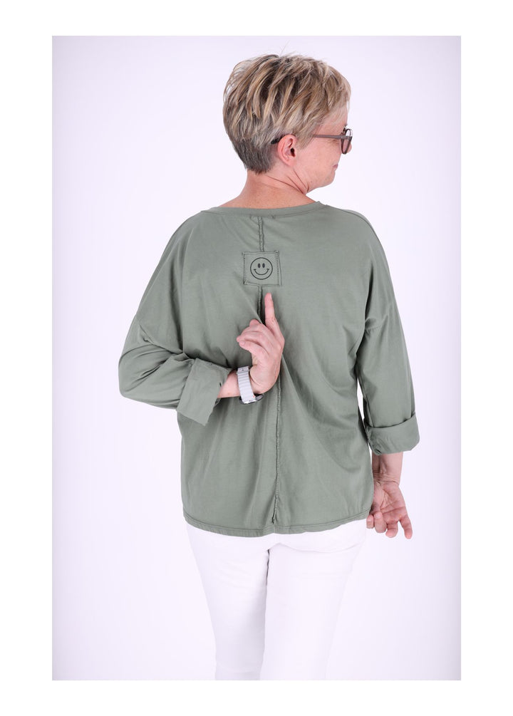 Damen Shirt mit Print - Splash of Color