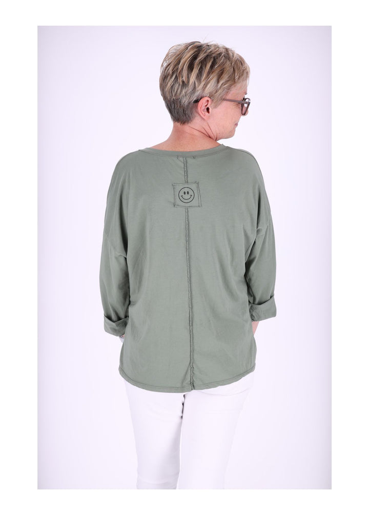 Damen Shirt mit Print - Splash of Color