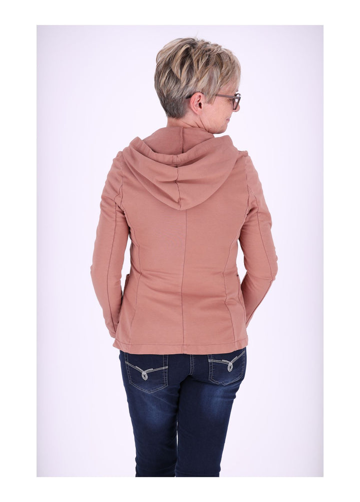 Sweat-Blazer Damen Kapuze
