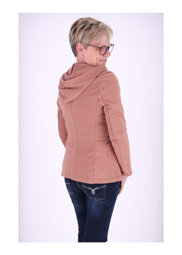 Sweat-Blazer Damen Kapuze