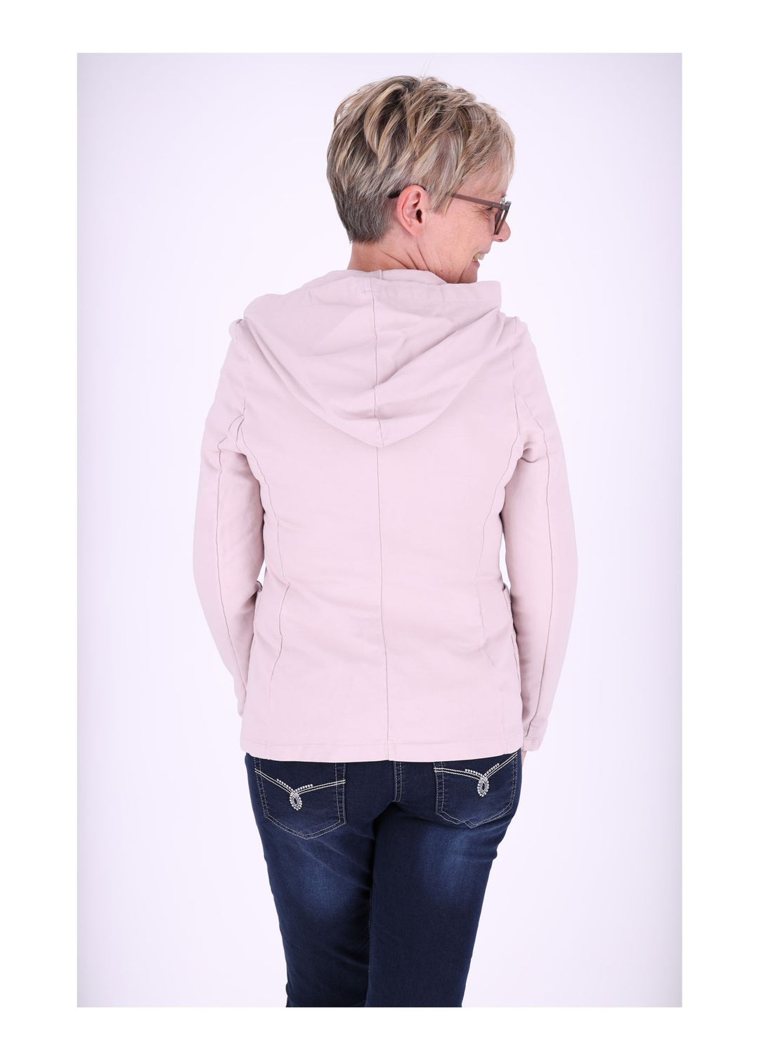 Sweat-Blazer Damen Kapuze