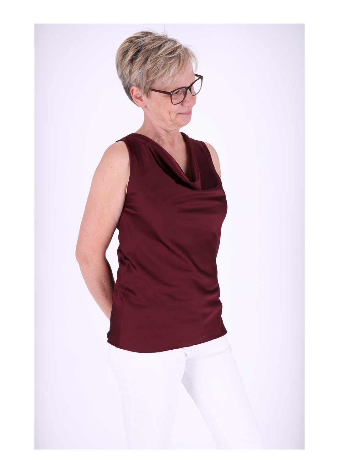 Splash of Color Damen Top Wasserfall