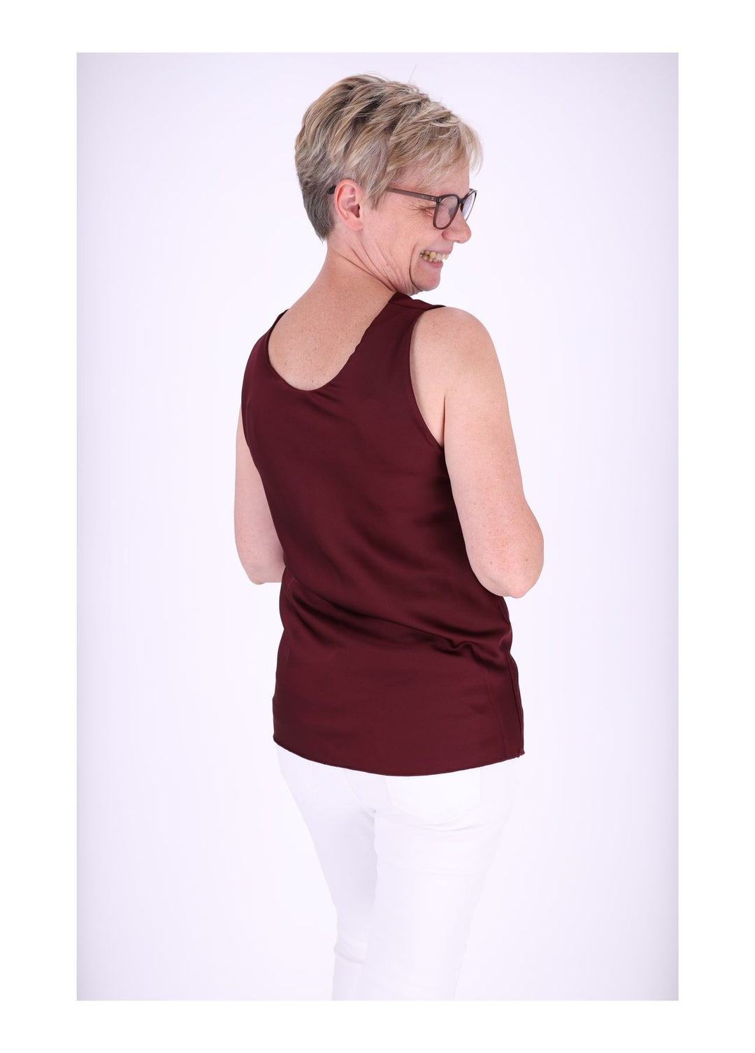 Splash of Color Damen Top Wasserfall