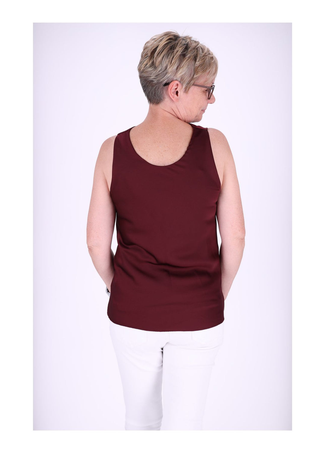 Splash of Color Damen Top Wasserfall