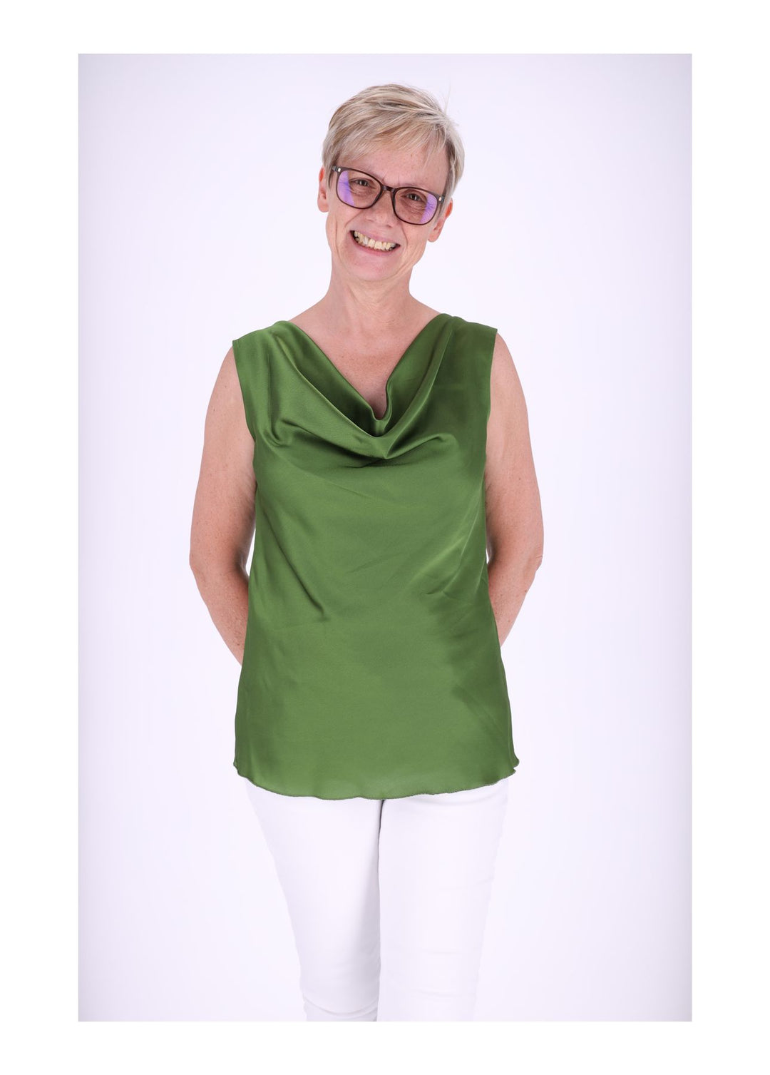 Splash of Color Damen Top Wasserfall