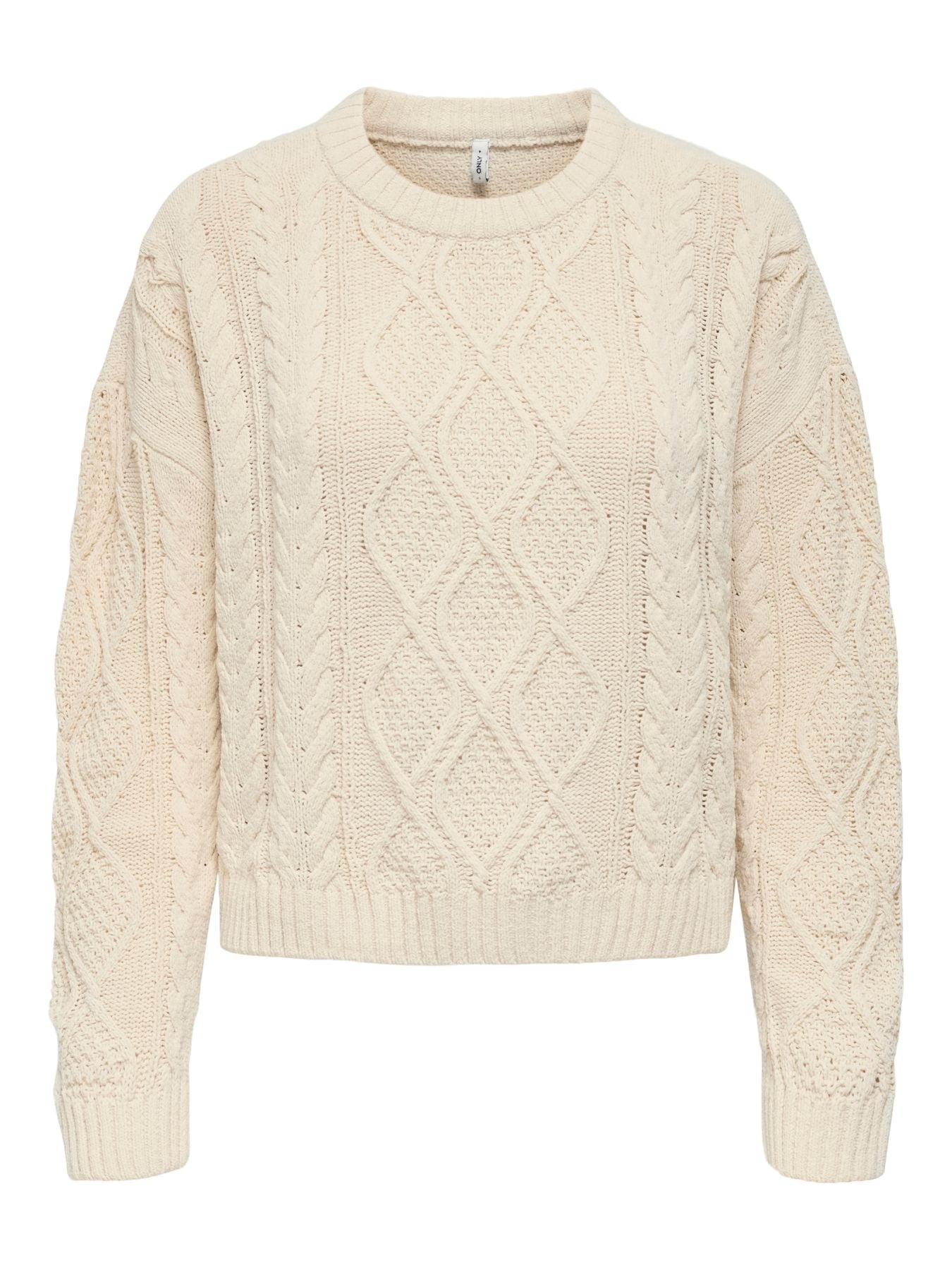 ONLELLY LIFE LS CABLE O-NECK CC KNT