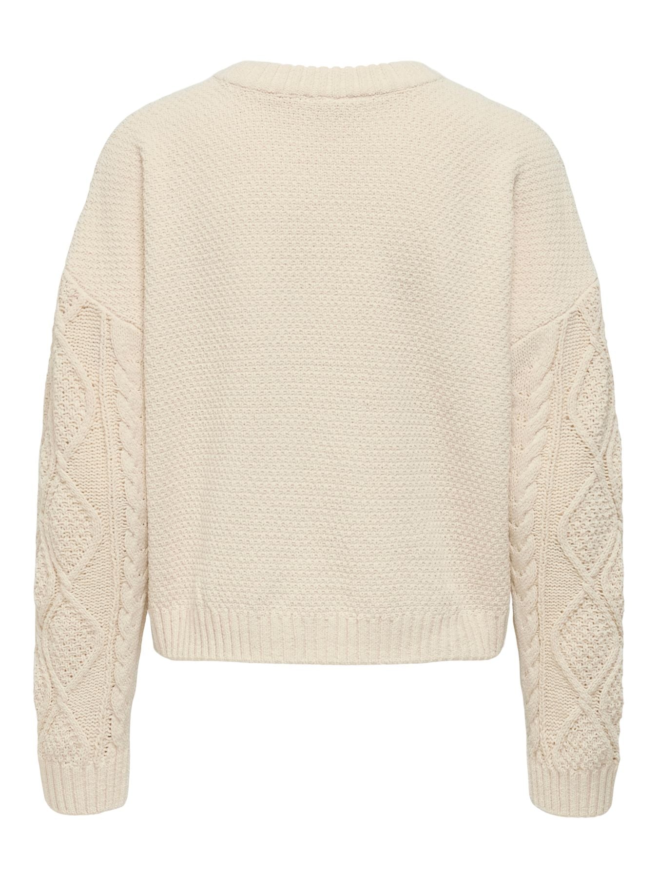 ONLELLY LIFE LS CABLE O-NECK CC KNT