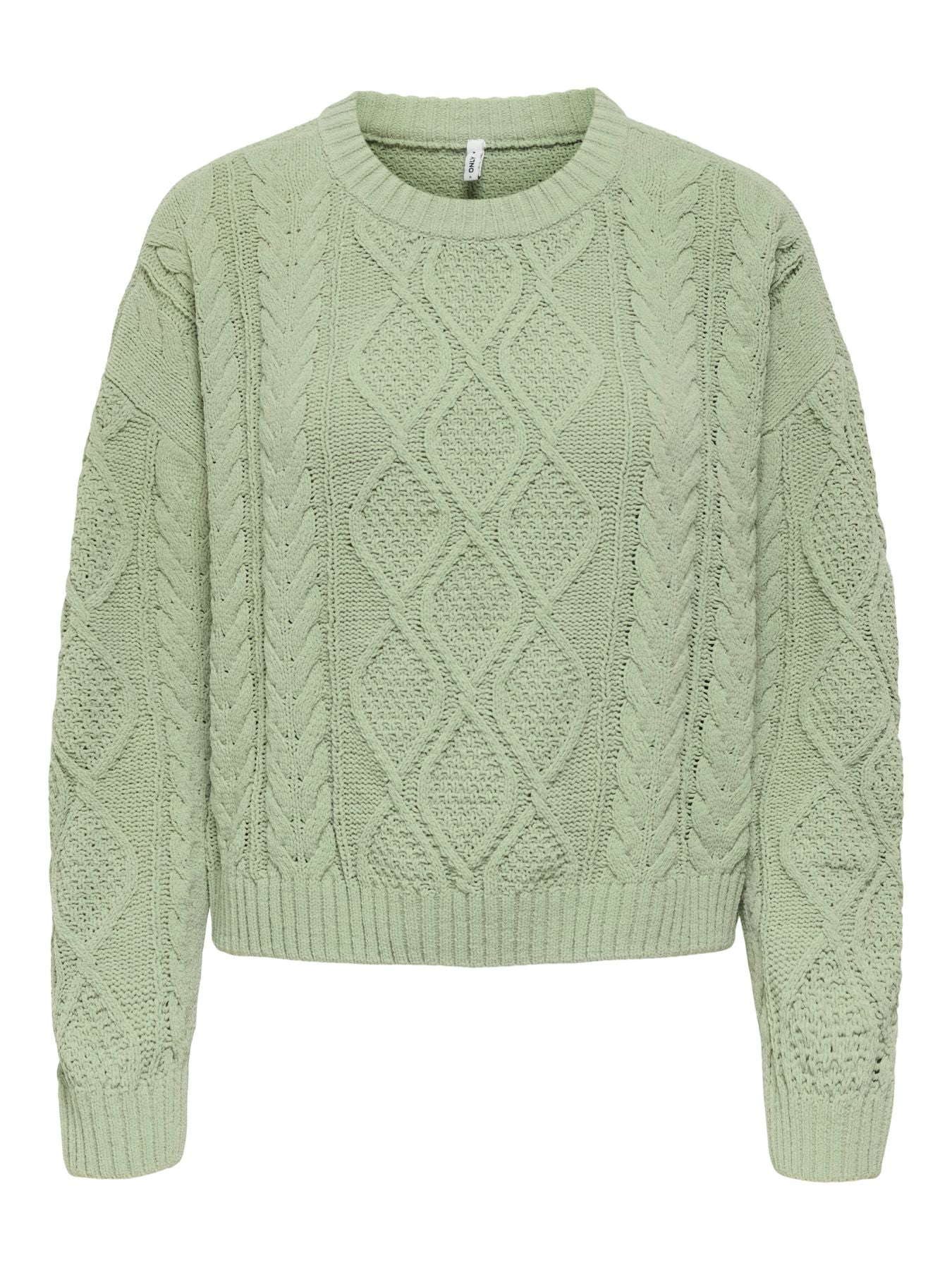 ONLELLY LIFE LS CABLE O-NECK CC KNT