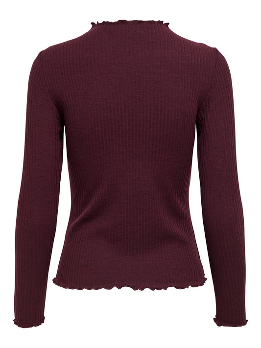 ONLEMMA L/S HIGH NECK TOP NOOS JRS
