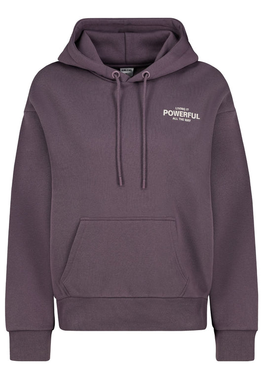 DOB Sweat, langarm, Kapuze mit Abnä
