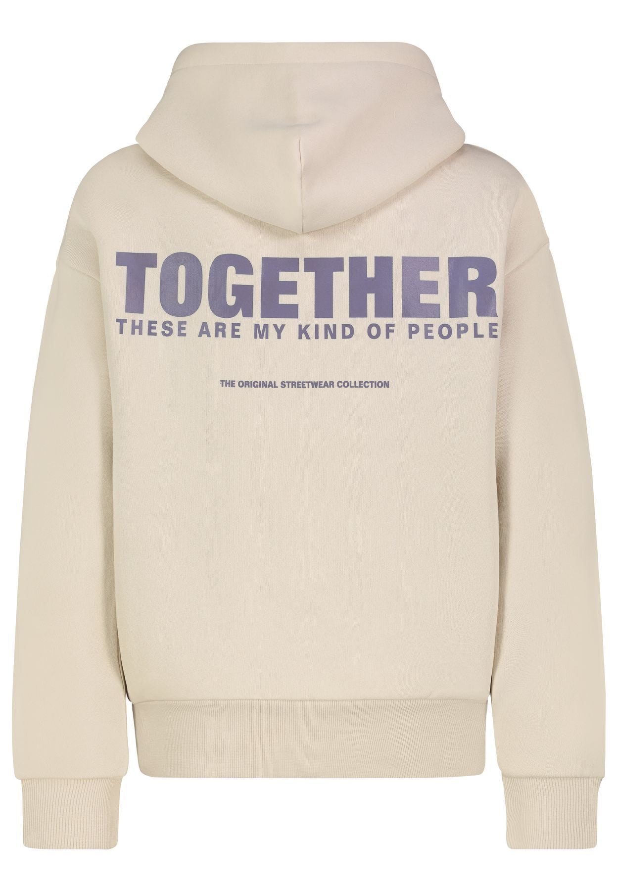 DOB Sweat, langarm, Kapuze mit Abnä
