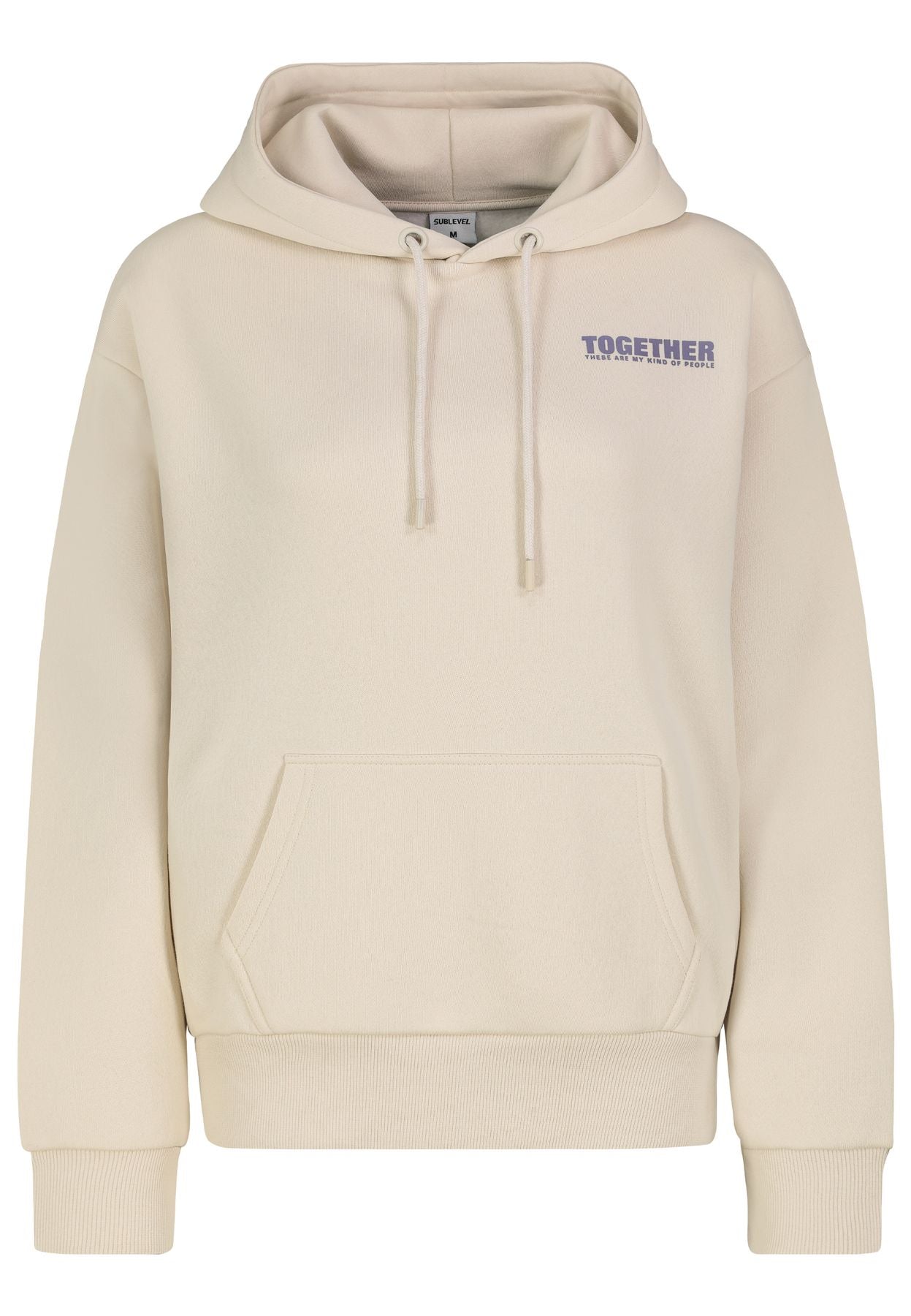 DOB Sweat, langarm, Kapuze mit Abnä