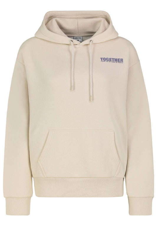 DOB Sweat, langarm, Kapuze mit Abnä