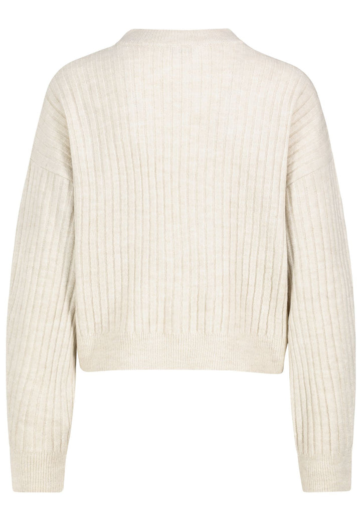 DOB Strick Pullover 4x3 Rippe, Rund