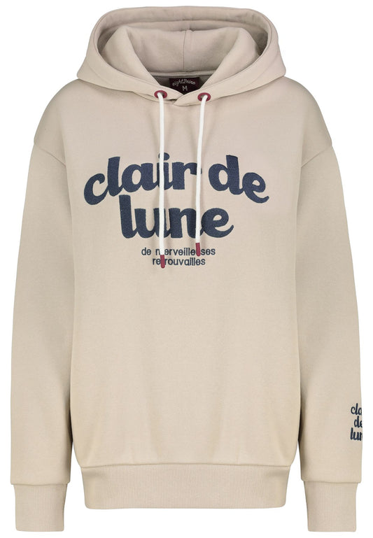 DOB Sweat, langarm, Kapuze mit Dart