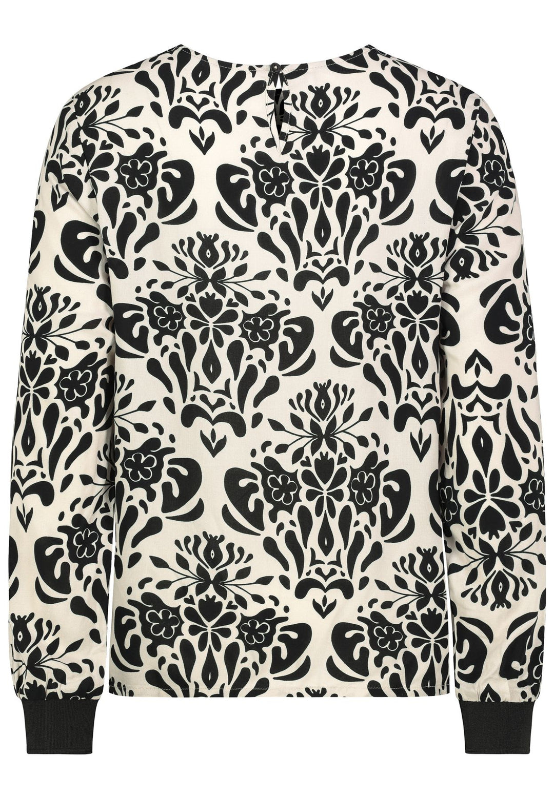 DOB Bluse, langarm, Rundhals mit