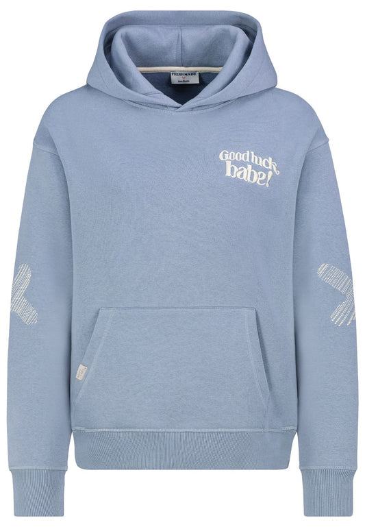 DOB Sweat, langarm, Kapuze mit Abnä